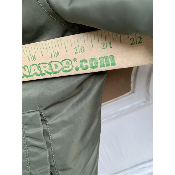 Superdry Mens MA-1 Bomber Jacket Full Zip Olive green - Picture 6 of 13